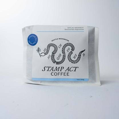 Stamp Act Coffee Milk Money Espresso Blend Coffee Beans